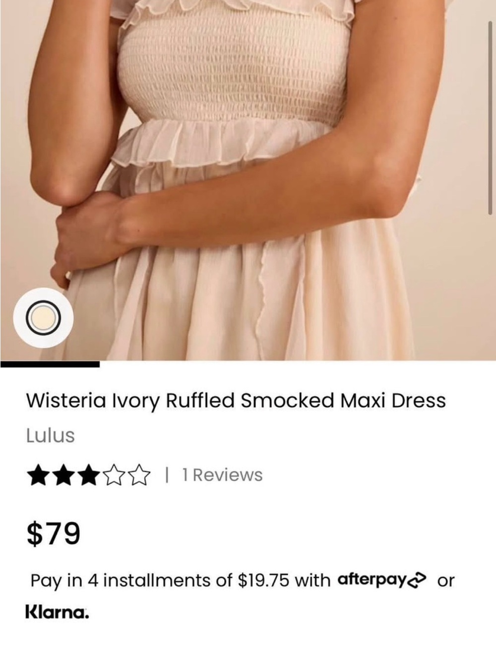 Lulus Maxi Dress - Picture 5 of 5